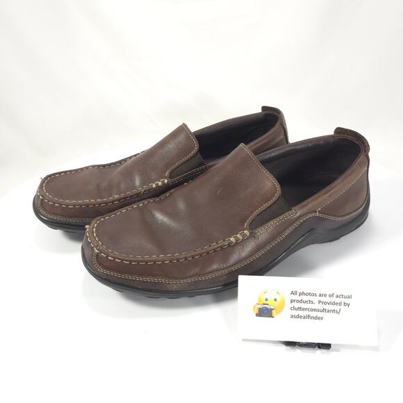 Cole Haan Casual Leather Slip On Loafer Shoe Mens Size 9 C04059 Brown - Picture 1 of 9